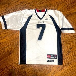 Nike Redhawks University of Miami Ben Roethlisberger 7 Nike Jersey Mens XL NFL